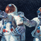 Illustration for article titled The Fourth Man To Walk On the Moon Also Paints Beautiful Space Art